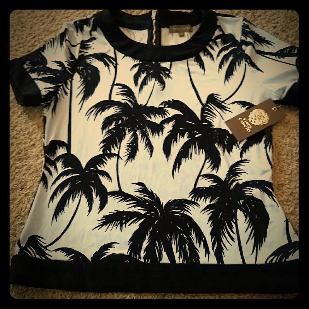 Vince Camuto Crop Tee